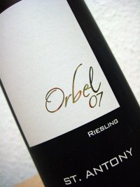 2007 Nierstein Orbel Riesling - Großes Gewächs - St. Antony