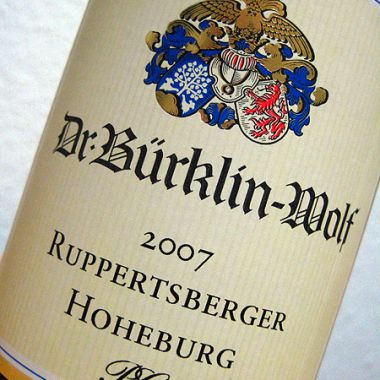 2007 Ruppertsberger Hoheburg - Riesling P.C. - Dr. Bürklin-Wolf