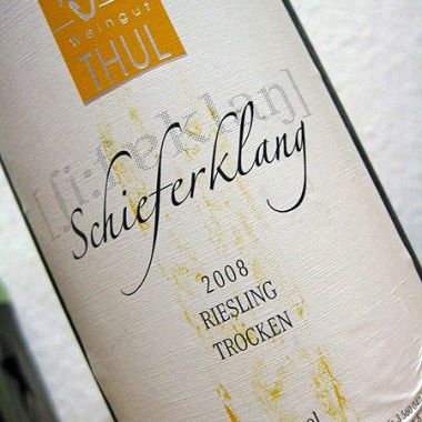 2008 Riesling trocken - Schieferklang - K.J. Thul