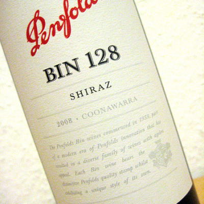 2008 Shiraz - Bin 128 - Penfolds