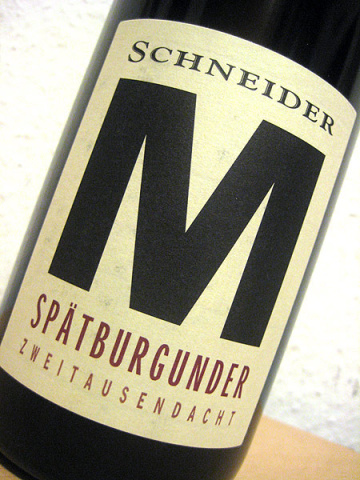 2008 Spätburgunder - "M" - Schneider