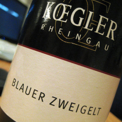 2009 Blauer Zweigelt – Koegler, Rheingau