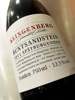 2011 Spätburgunder - Buntsandstein - Klingenberg