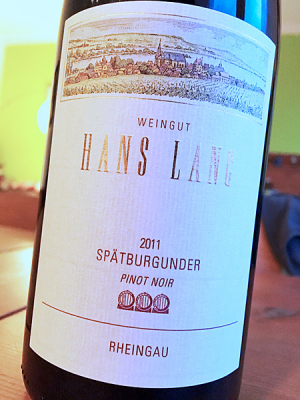 2011 Spätburgunder - Hans Lang
