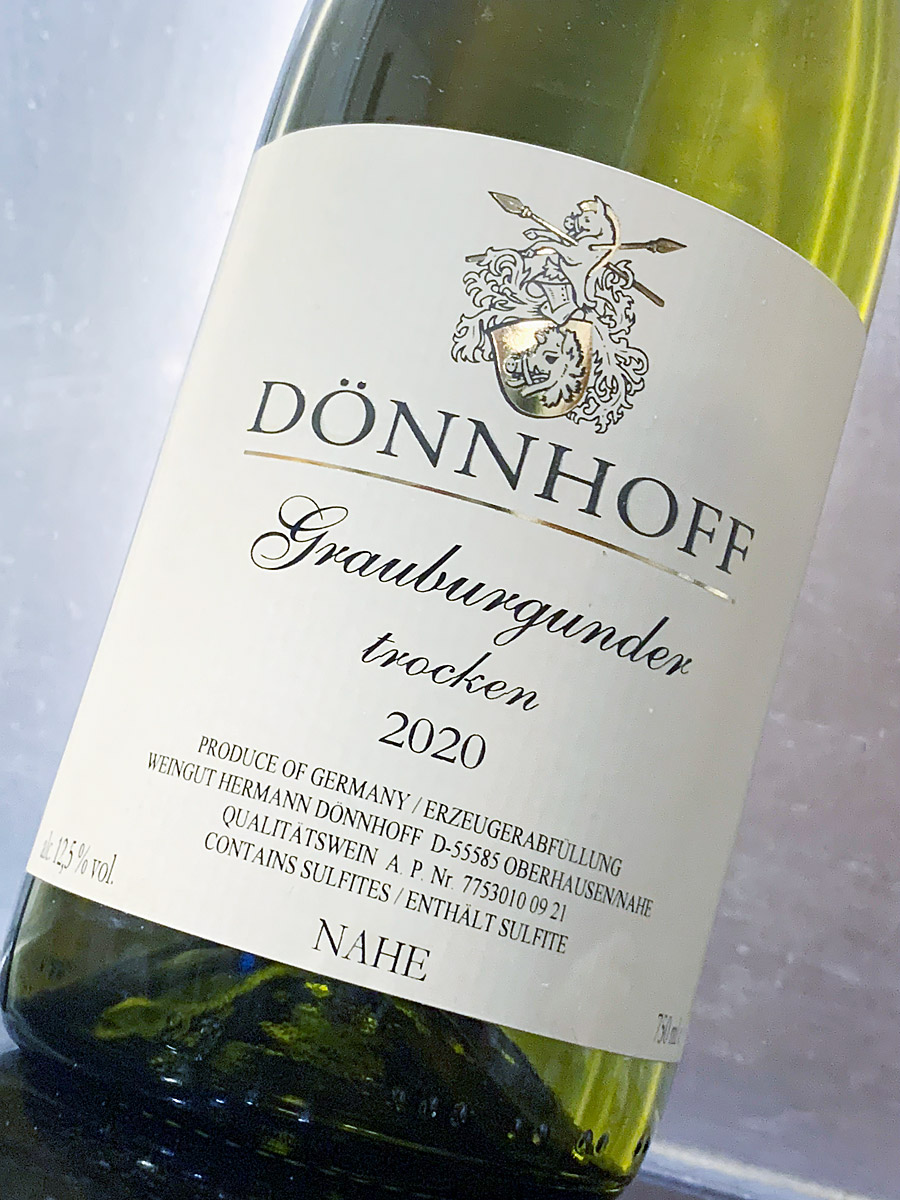 2020 Grauburgunder trocken - Dönnhoff | WeinSpion | Das Leben ist zu kurz  für schlechten Wein