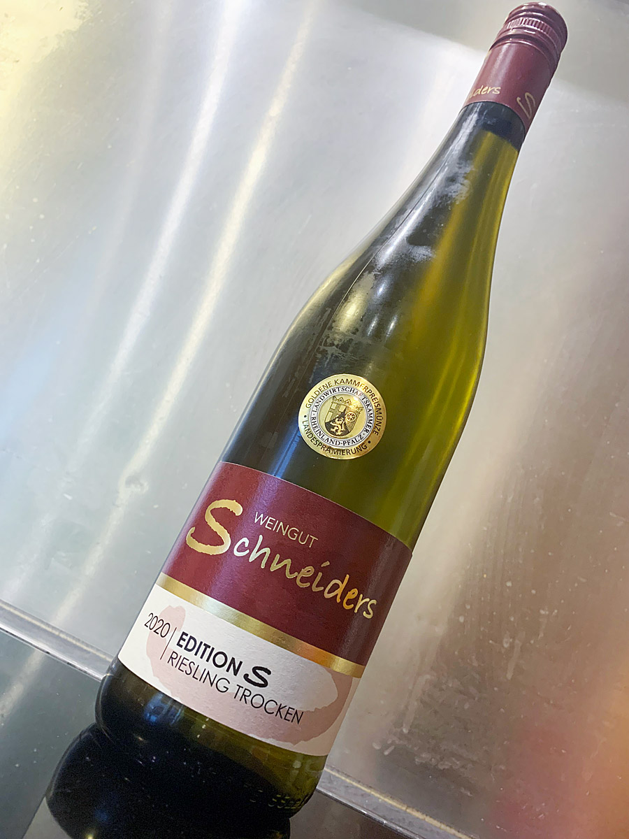 2020 Riesling Hochgewächs trocken - Edition S - Weingut Schneiders |  WeinSpion | Das Leben ist zu kurz für schlechten Wein | Weißweine