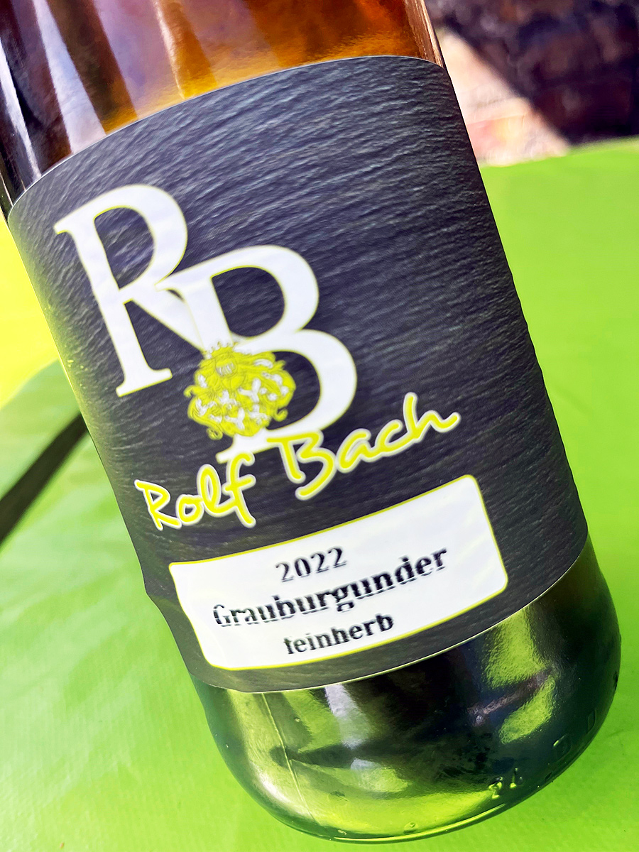 2022 Grauburgunder – Weinhaus Rolf Bach | WeinSpion | Das Leben ist zu kurz  für schlechten Wein