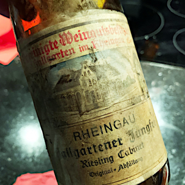 1969 Riesling Cabinet- Hallgartener Jungfer - Vereinigte Weingutsbesitzer Hallgarten
