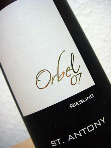 2007 Nierstein Orbel Riesling - Großes Gewächs - St. Antony