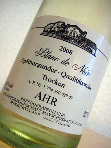 2008 Blanc de Noir – Spätburgunder QbA – Ahr