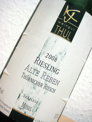2008 Riesling Spätlese - Alte Reben - Thörnischer Ritsch - K.J. Thul