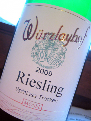 2009 Riesling - Lehmener Lay - Spätlese trocken - Würzlayhof