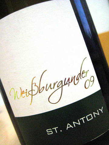 2009 Weißburgunder - St. Antony