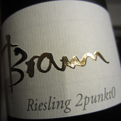 2011 Riesling - 2punkt0 - Braun