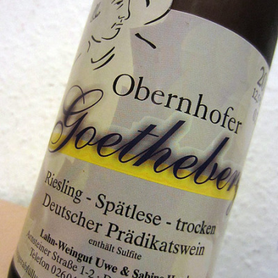 2011 Riesling Spätlese trocken - Obernhofer Goetheberg - Lahn-Weingut Haxel
