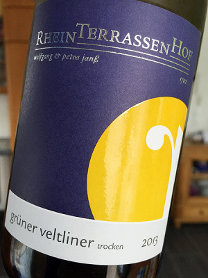 2013 Grüner Veltliner trocken - St. Julianenbrunnen - Rheinterrassenhof
