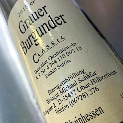 2015 Grauer Burgunder Classic - Weingut Schäfer - Rheinhessen