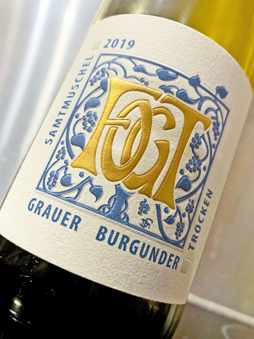2019 Grauer Burgunder trocken - Samtmuschel - Georg Fogt