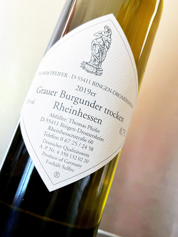 2019 Grauer Burgunder trocken - Thomas Pfeifer