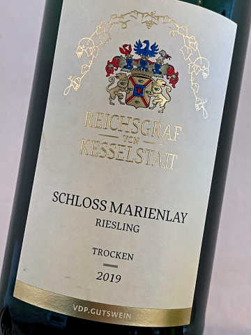 2019 Riesling trocken - Schloss Marienlay - Reichsgraf von Kesselstatt