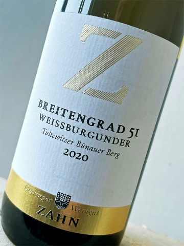 2020 Weissburgunder - Breitengrad 51 - Tultewitzer Bünauer Berg - Zahn