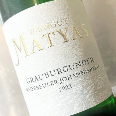 2022 Grauburgunder - Radebeuler Johannisberg - Matyas