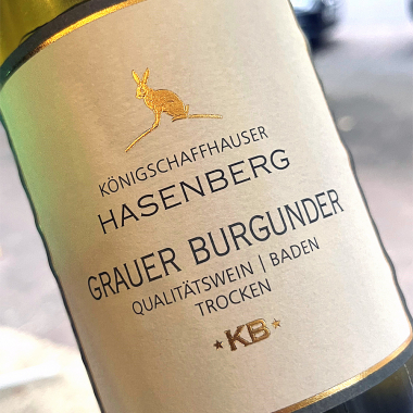 2022 Grauer Burgunder - Königschaffhauser Hasenberg - KB - WG Königschaffhausen-Kiechlinsbergen