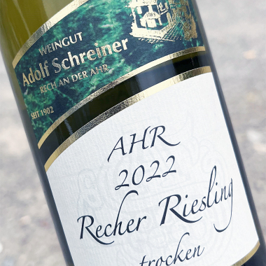 2022 Riesling - Recher Riesling - Adolf Schreiner
