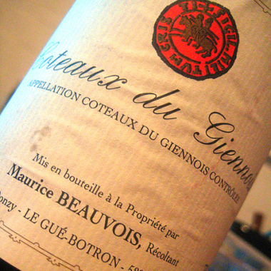2003 Coteaux du Giennois AC - Maurice Beauvois