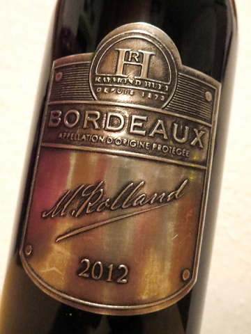 2012 Bordeaux - Michel Rolland - Raymond Huet