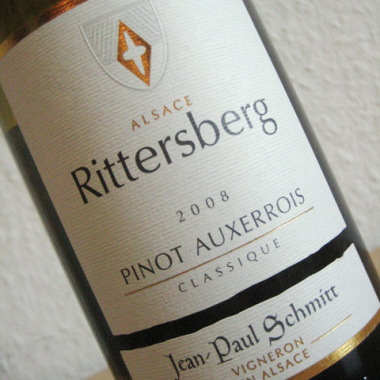 2008 Pinot Auxerrois - Rittersberg - Jean-Paul Schmitt