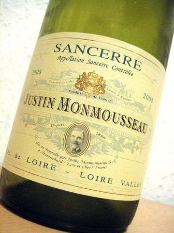 2008 Sancerre - Justin Monmousseau