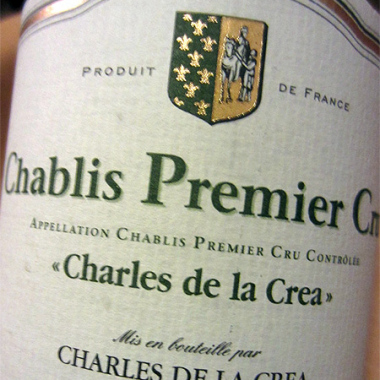 2011 Chablis Premier Cru - Charles de la Crea