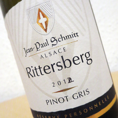 2012 Pinot Gris " Réserve Personelle" - "Rittersberg" Jean-Paul Schmitt - Alsace