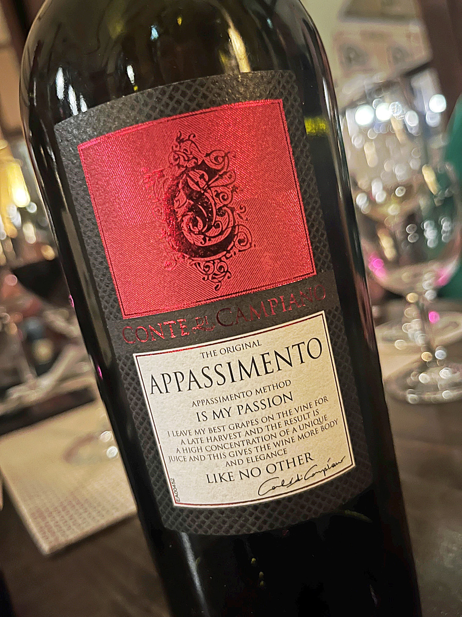 2021 Negroamaro Appassimento - Conte di Campiano | WeinSpion | Das Leben  ist zu kurz für schlechten Wein