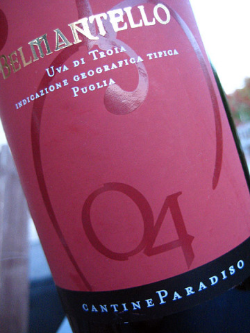 2004 Uva di Troia - Belmantello - Cantina Paradiso