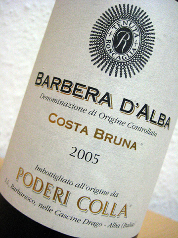 2005 Barbera D’Alba - Costa Bruna - Poderi Colla