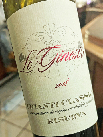 2018 Chianti Classico Riserva DOCG - Le Ginestre
