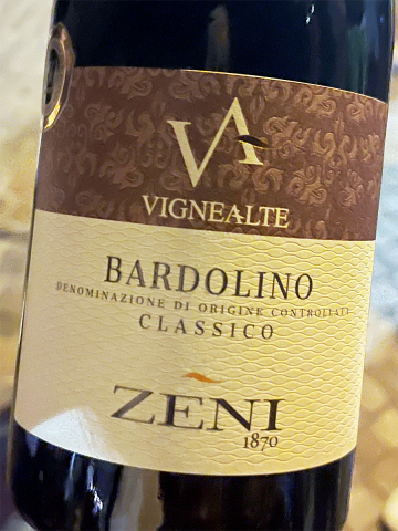 2022 Bardolino Classico – Vigne Alte – Zeni