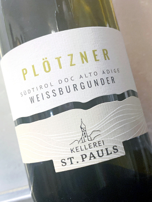 2020 Weissburgunder – Plötzner – Südtirol DOC – St. Pauls
