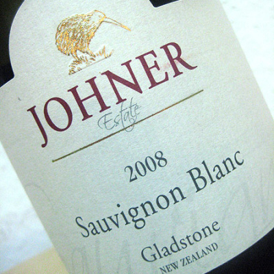 2008 Sauvignon Blanc - Gladstone - Johner Estate - New Zealand