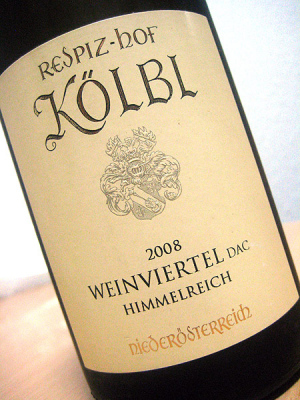 2008 Weinviertel DAC Himmelreich - Grüner Veltliner - Respiz-Hof Kölbl