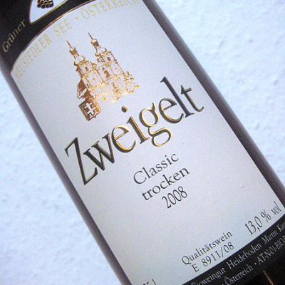 2008 Zweigelt Classic trocken - Grüner Weinberg - Martin Kaintz