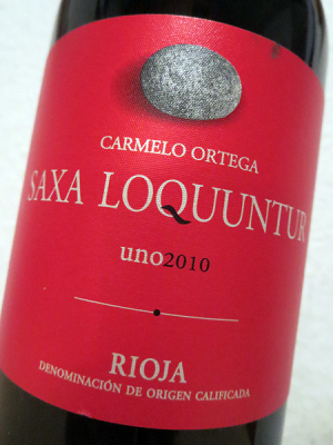 2010 Saxa Loquuntur - uno - Rioja DOCa - Carmelo Ortega