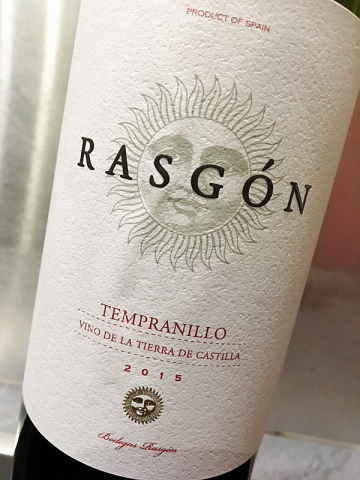 2015 Tempranillo - Rasgón - Bodegas Rasgón