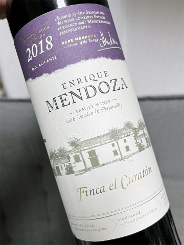 2018 Finca el Curatón - Enrique Mendoza
