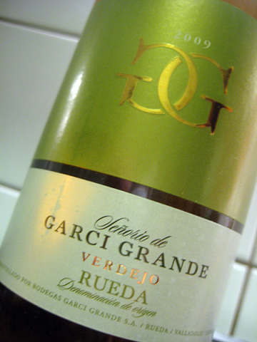 2009 Verdejo - Senorio de Garci Grande - Rueda