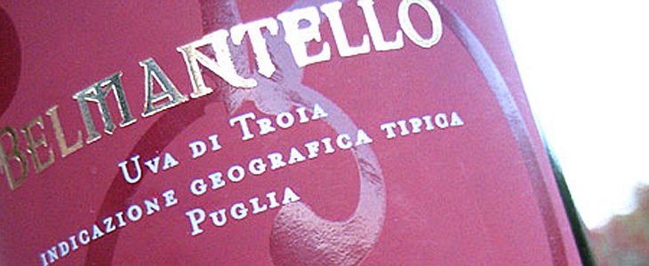 2004 Uva di Troia - Belmantello - Cantina Paradiso