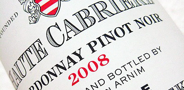 2008 Haute Cabrière - Chardonnay & Pinot Noir - Achim von Arnim