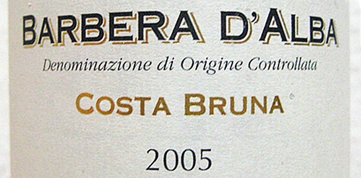 2005 Barbera D’Alba - Costa Bruna - Poderi Colla